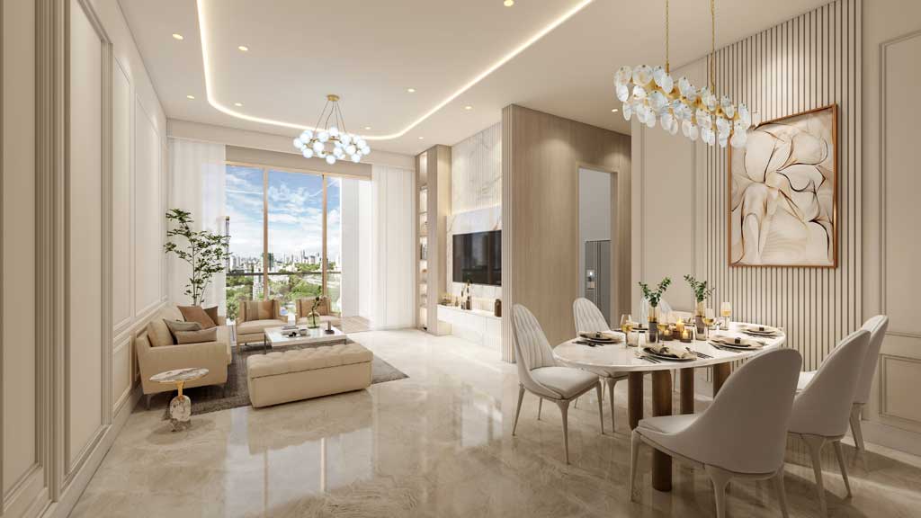 Elevate Your Lifestyle with Runwal 7 Mahalaxmi Living Dining – A Perfect Blend of Luxury & Functionality